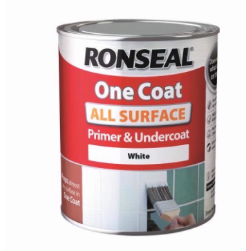 a tub of Ronseal One Coat All Surface