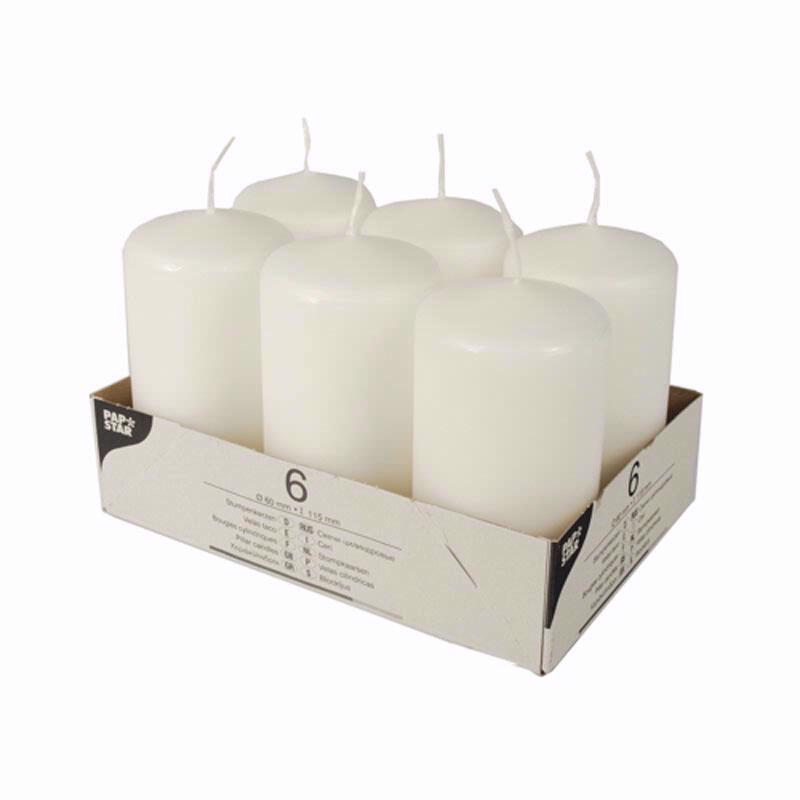 A six pack of candles from EFG Housewares