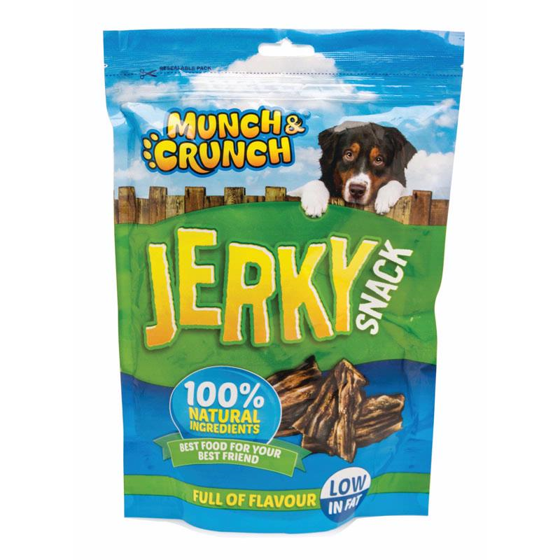 A bag of Munch & Crunch Jerky from EFG Housewares