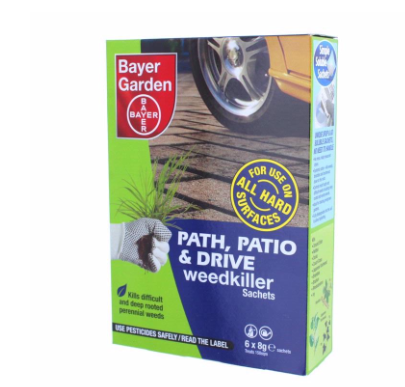 A box of path, patio and drive weedkiller