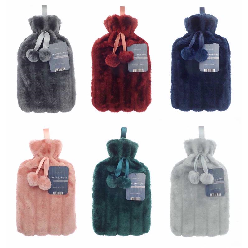 A six pack of hot water bottles from EFG Housewares