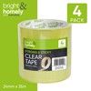 BRIGHT & HOMELY CLEAR TAPE 24MM X 25M PK4