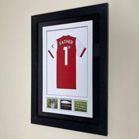 FRAMED ARSENAL F.C SHIRT NO1 FATHER 50X40CM