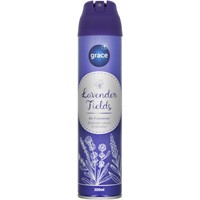 GRACE AIR FRESHENER LAVENDER FIELDS 300ML PK12