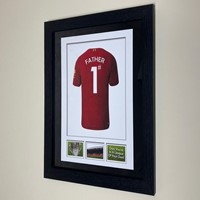 FRAMED LIVERPOOL SHIRT NO1 FATHER 50X40CM