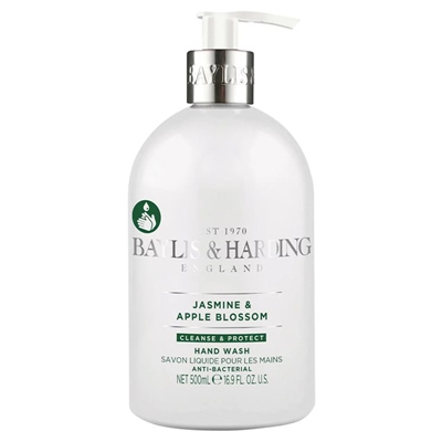 BAYLIS & HARDING HAND WASH ANTIBACTERIAL JASMINE & APPLE BLOSSOM 500ML PACK OF 3