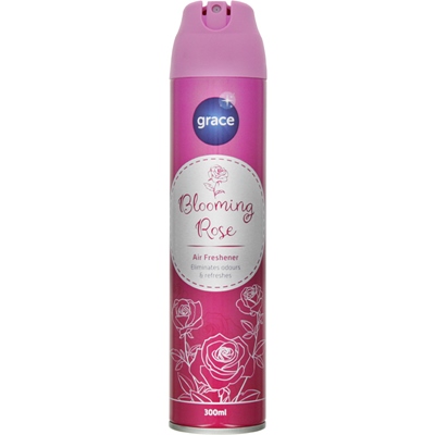GRACE AIR FRESHENER BLOOMING ROSE 300ML PK12