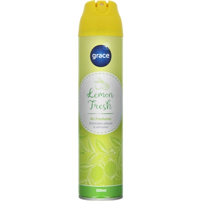 GRACE AIR FRESHENER LEMON FRESH 300ML PK12